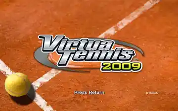 Virtua Tennis 2009 (USA) screen shot title